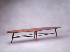 Liceu de Artes e Ofícios, Rosewood Bench or Low Table, Brazil, 1950s