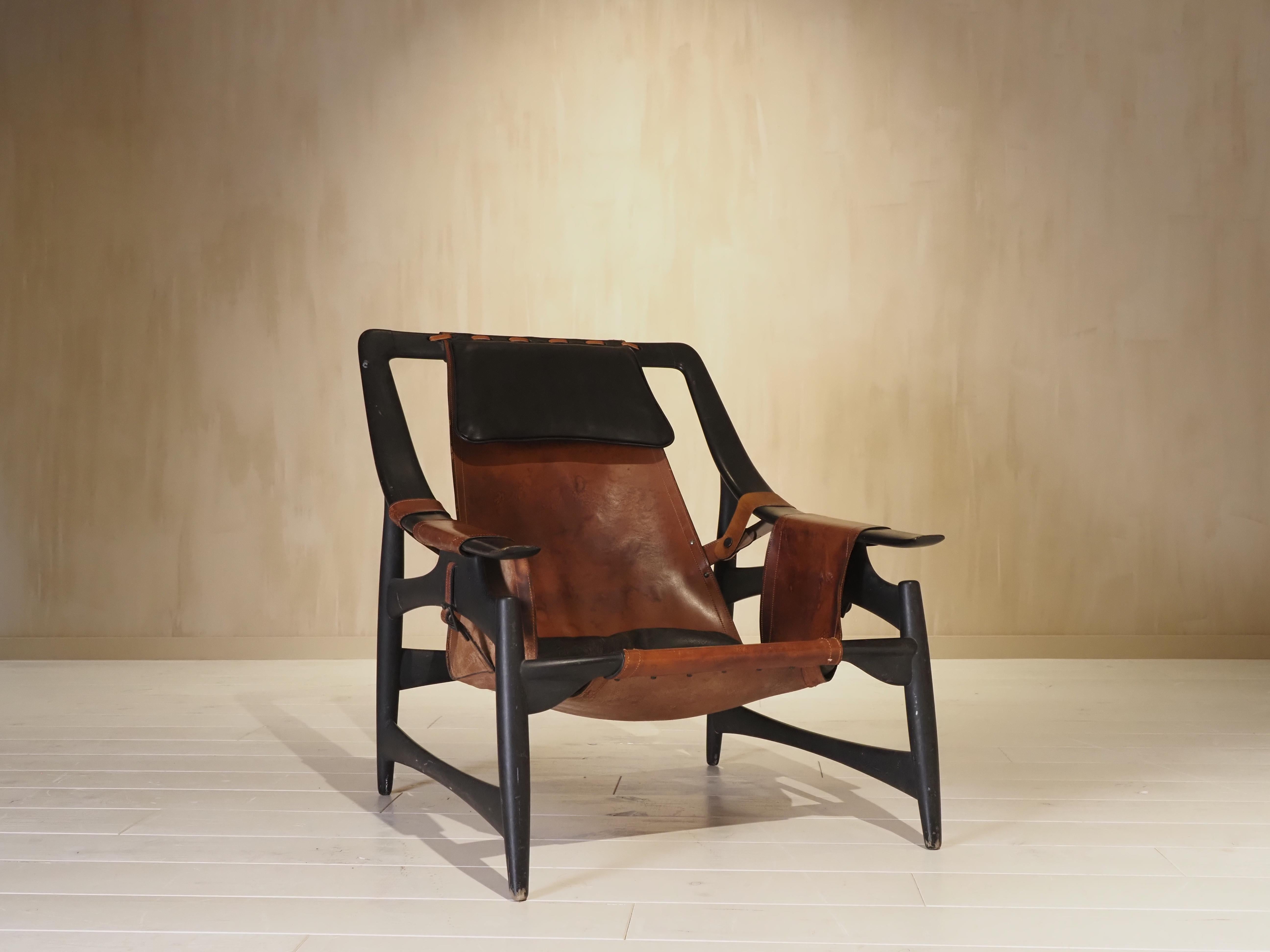 Liceu de Artes e Ofícios Lounge Chair, Brazil, 1960s im Zustand „Gut“ im Angebot in Diest, BE