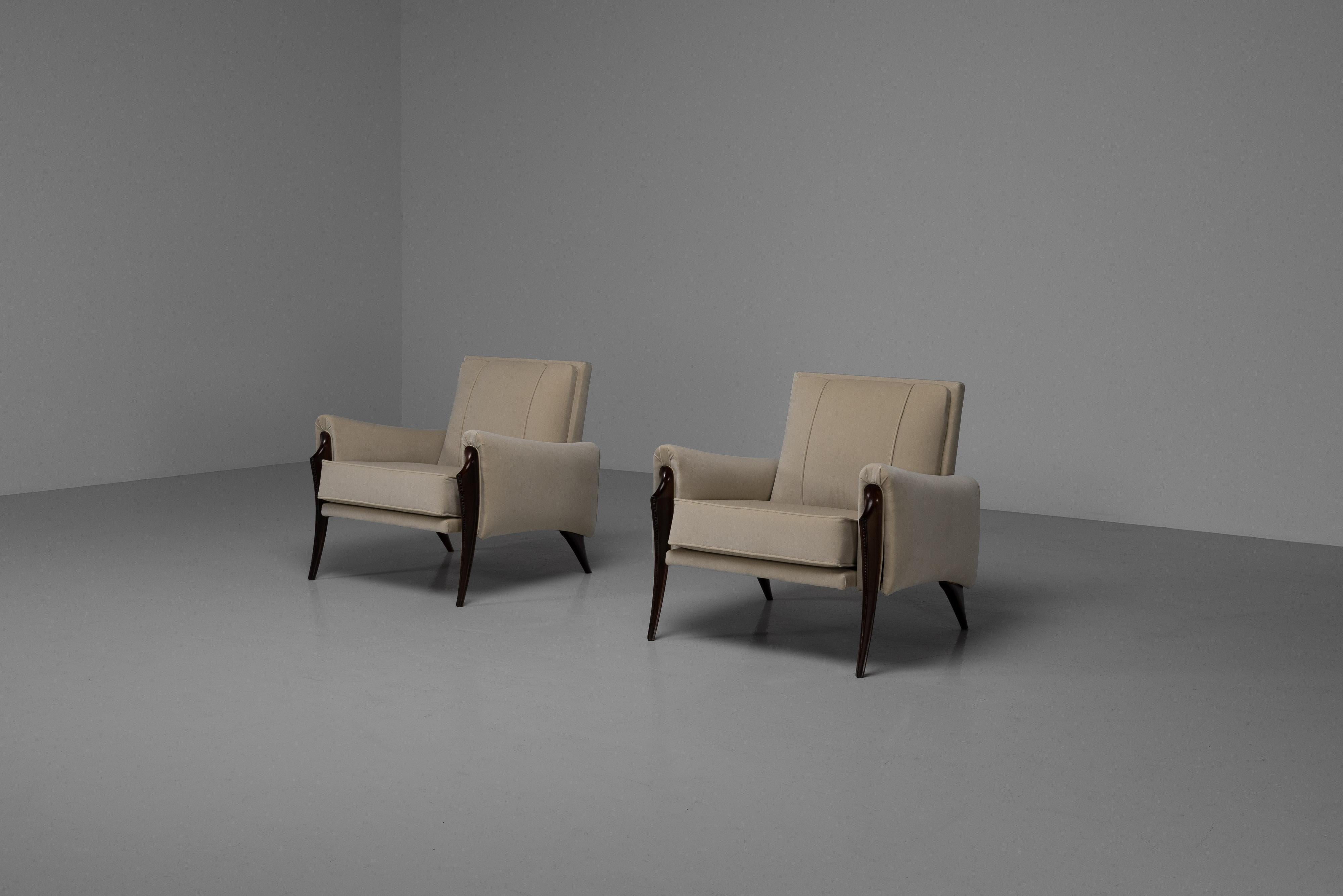 Liceu de Artes e Oficios lounge chairs Brazil 1955 For Sale 5