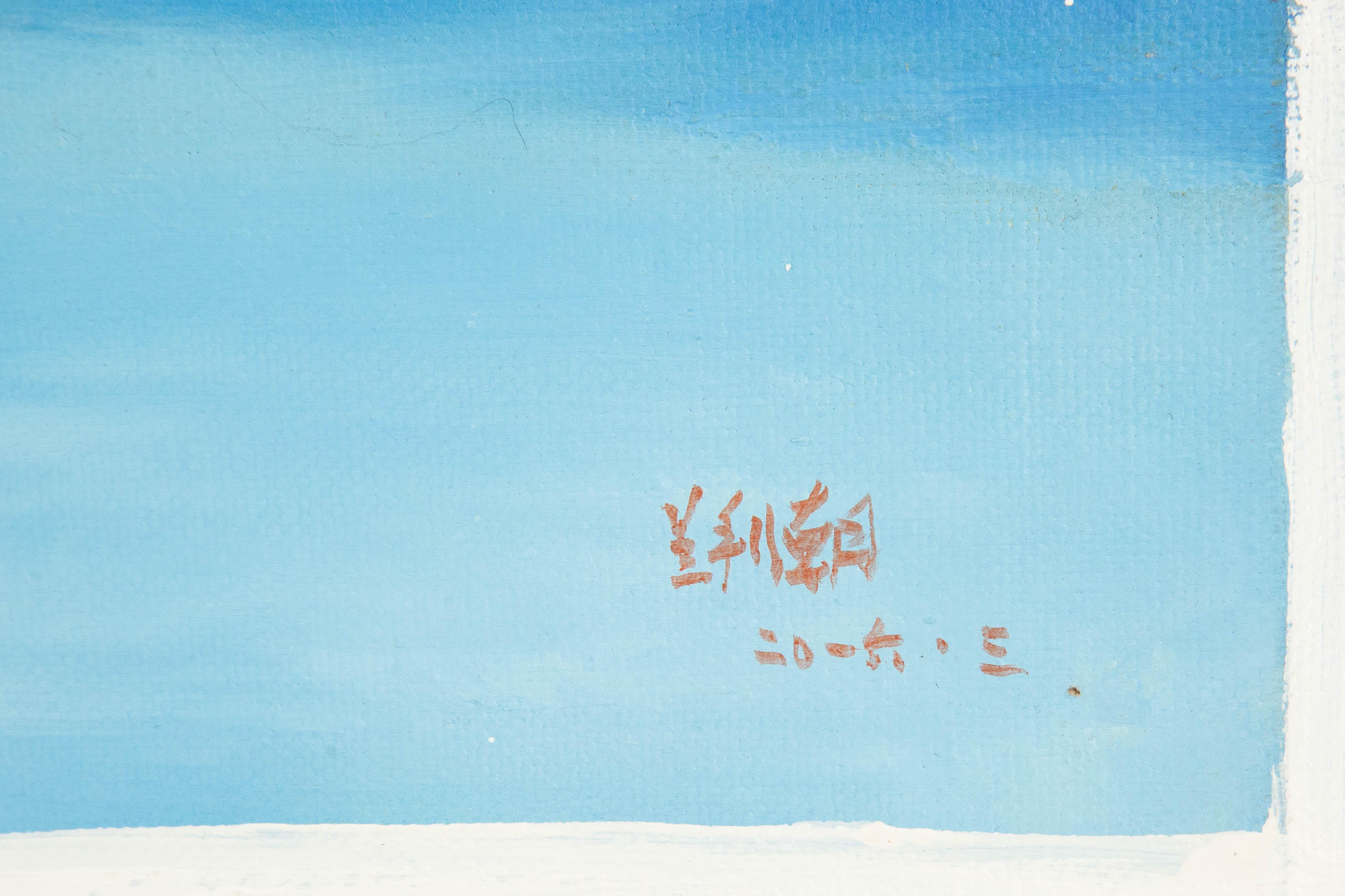 Lichao Lan Waterscape Original Oil On Canvas 