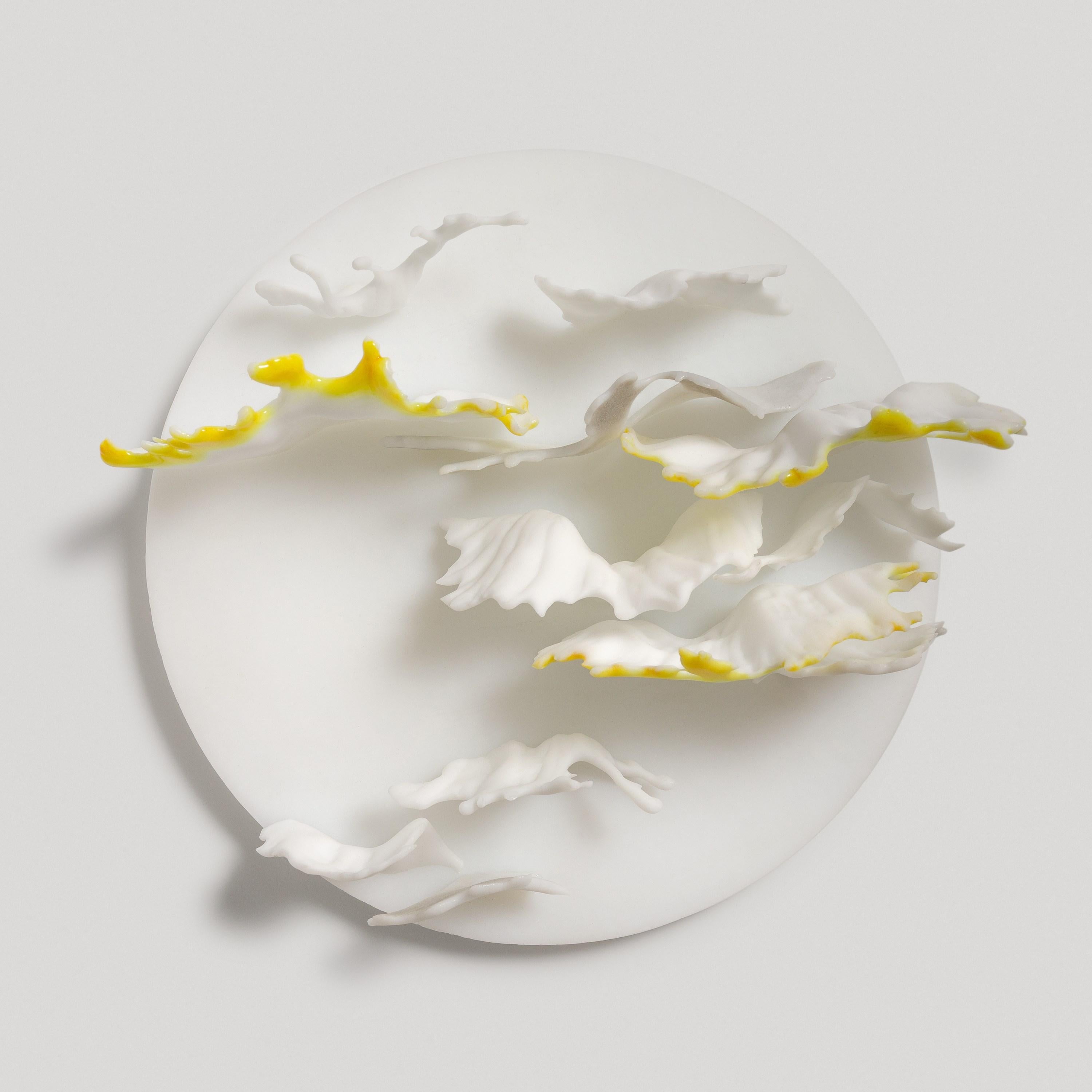 Lichen Studies 'I to IV' a Grey & Yellow Glass Installation by Verity Pulford In New Condition For Sale In London, GB