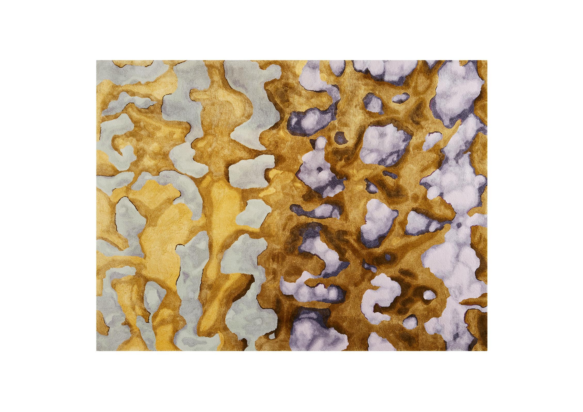 Lichens, Teppich von Ateliers Maison Pinton, nach einem Entwurf von Perrin&Perrin. Wolle, Seide, Baumwolle und Bambus. H 180 x L 250 cm / H 70,8 x B 98,4 in. Limitierte Auflage von 6 Stück

Seit über 150 Jahren setzt Pinton das Know-how der