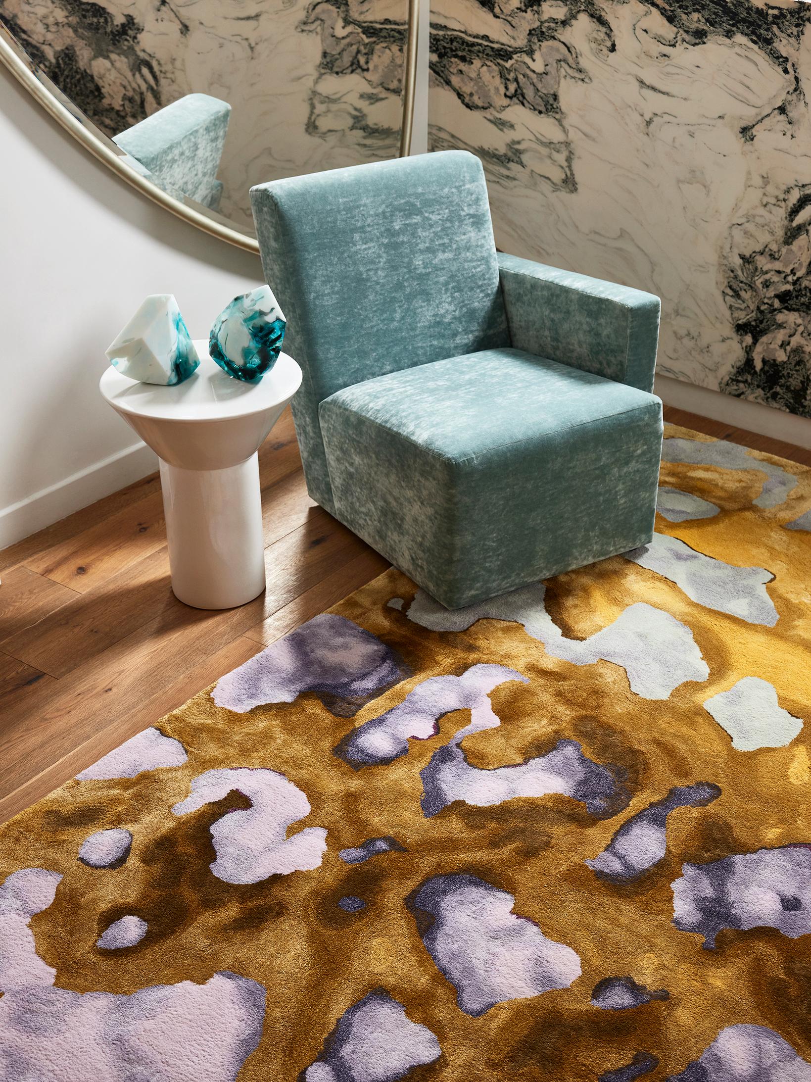 European Lichens, Rug by Maison Pinton and Perrin&Perrin For Sale