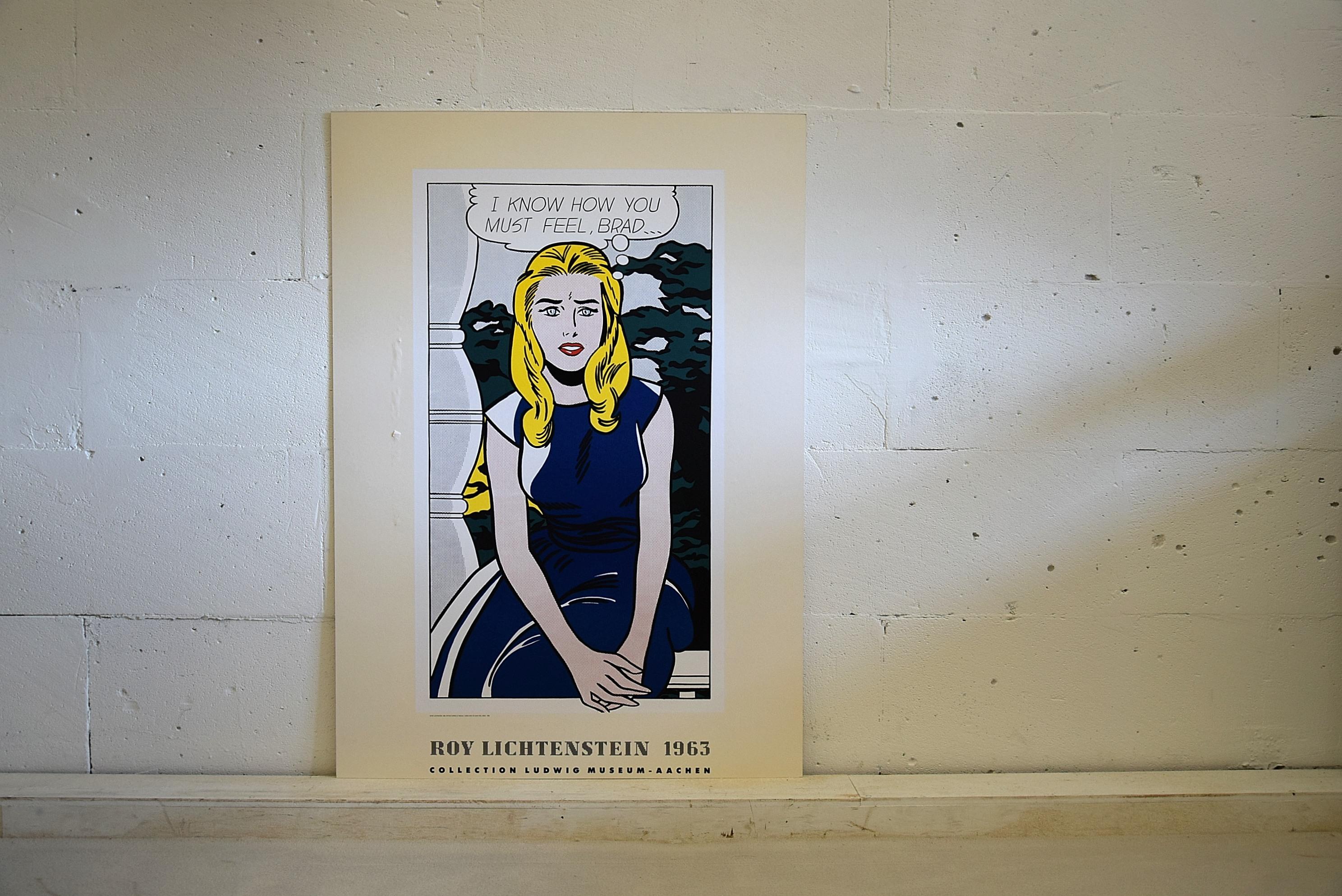 roy lichtenstein exhibition poster