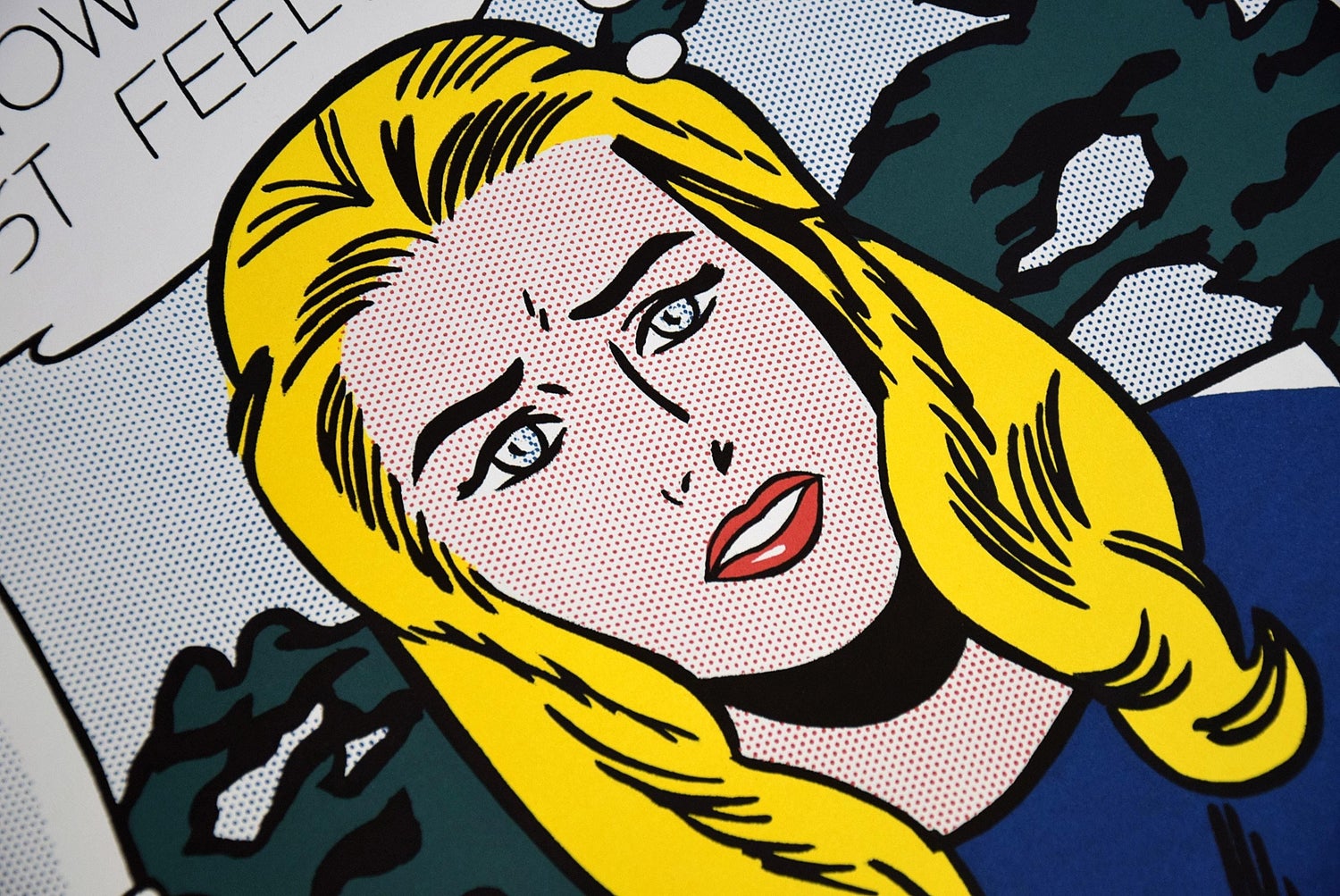 Lichtenstein Vintage Exhibition Poster Featuring 1963 Roy