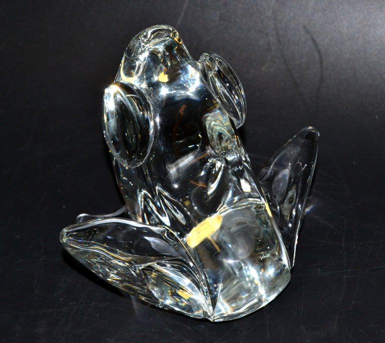 Licio Zanetti Abstract Murano Glass Frog Sculpture Italy Mid-Century Modern For Sale 4