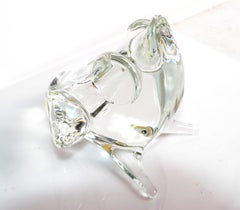 Licio Zanetti Abstrakt Murano Glas Frosch Skulptur Italien Mitte des Jahrhunderts Modern