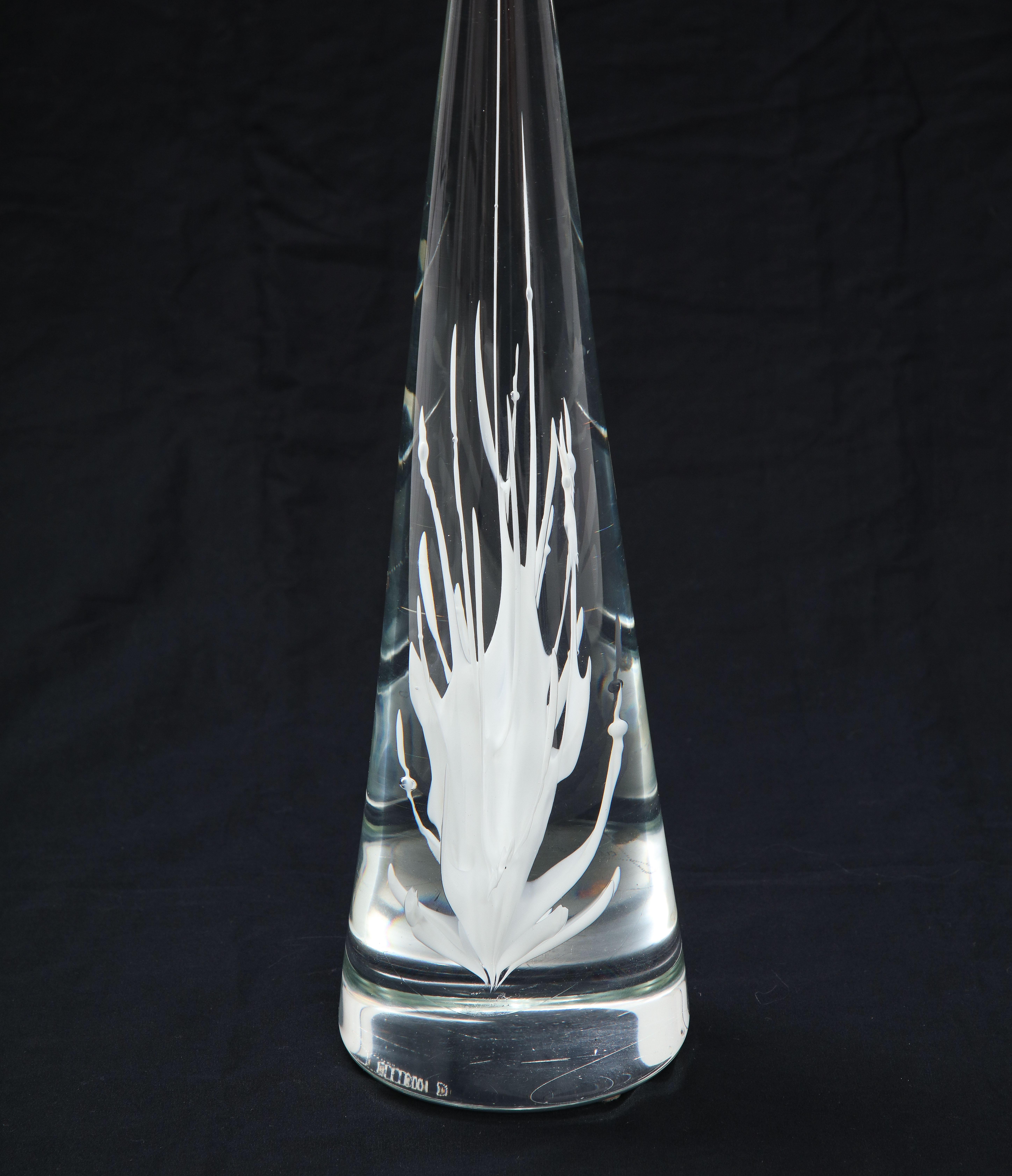 Licio Zanetti Glass Murano Sculpture In Good Condition For Sale In New York, NY