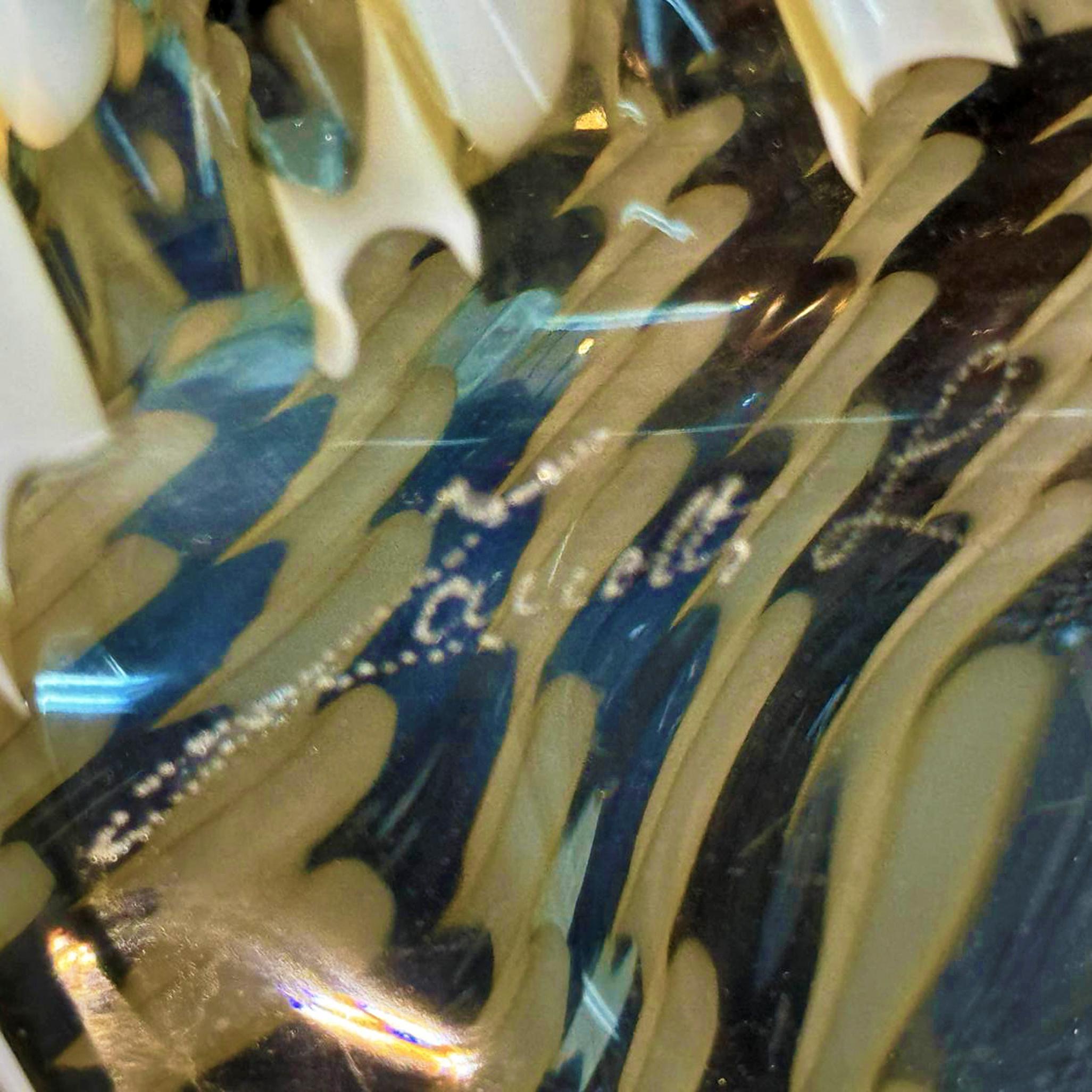 Licio Zanetti Mid-Century Modern Murano Blown Glass Swan For Sale 2