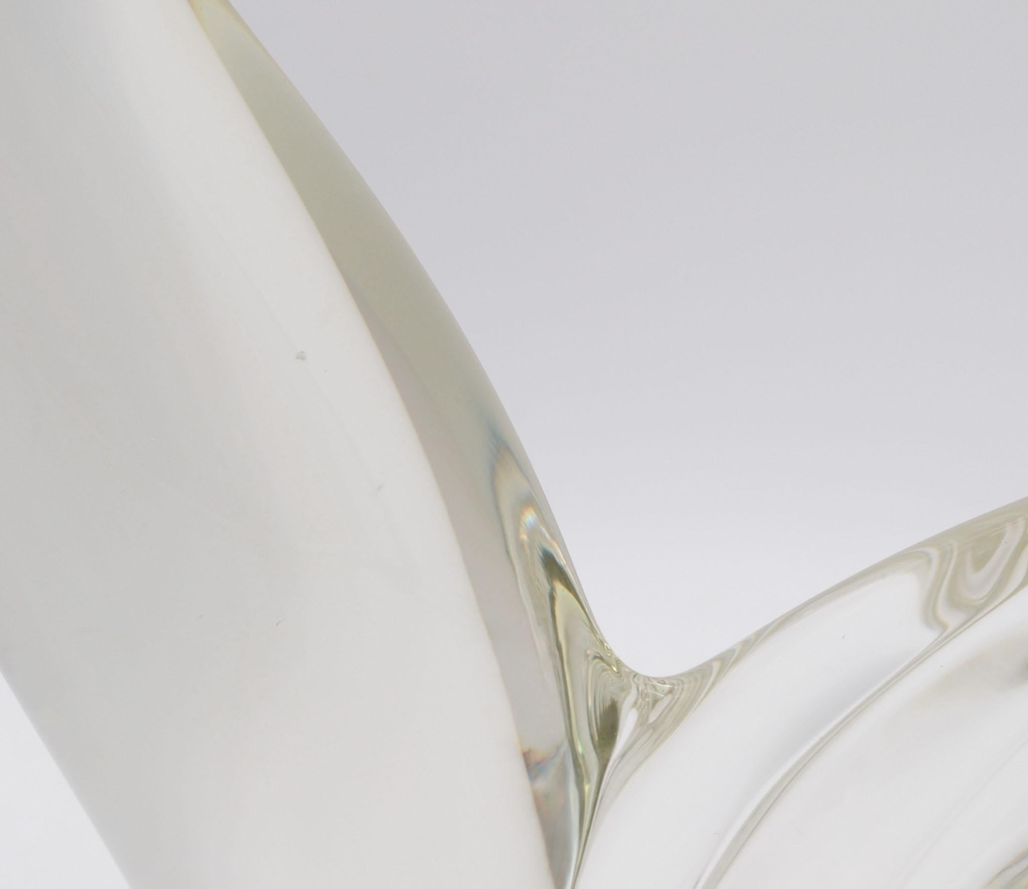 20th Century Licio Zanetti  Mid Century Murano glass sculptured cockerel For Sale