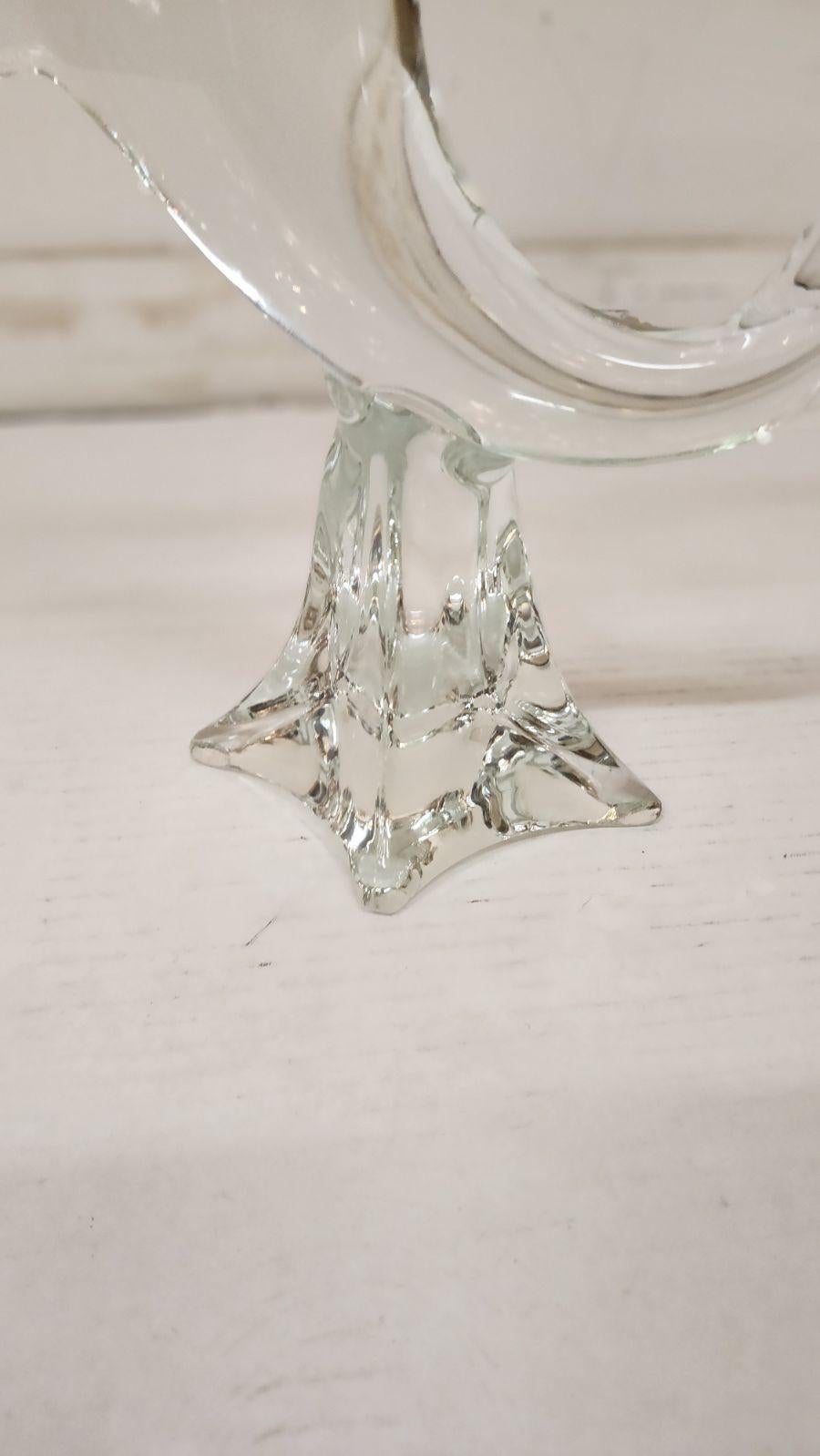 Questo pezzo d'arte è firmato da Licio Zanetti e realizzato in vetro artistico di Murano. 