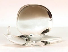 Licio Zanetti Murano Glass Snail Sculpture