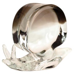 Licio Zanetti Murano Glass Snail Sculpture