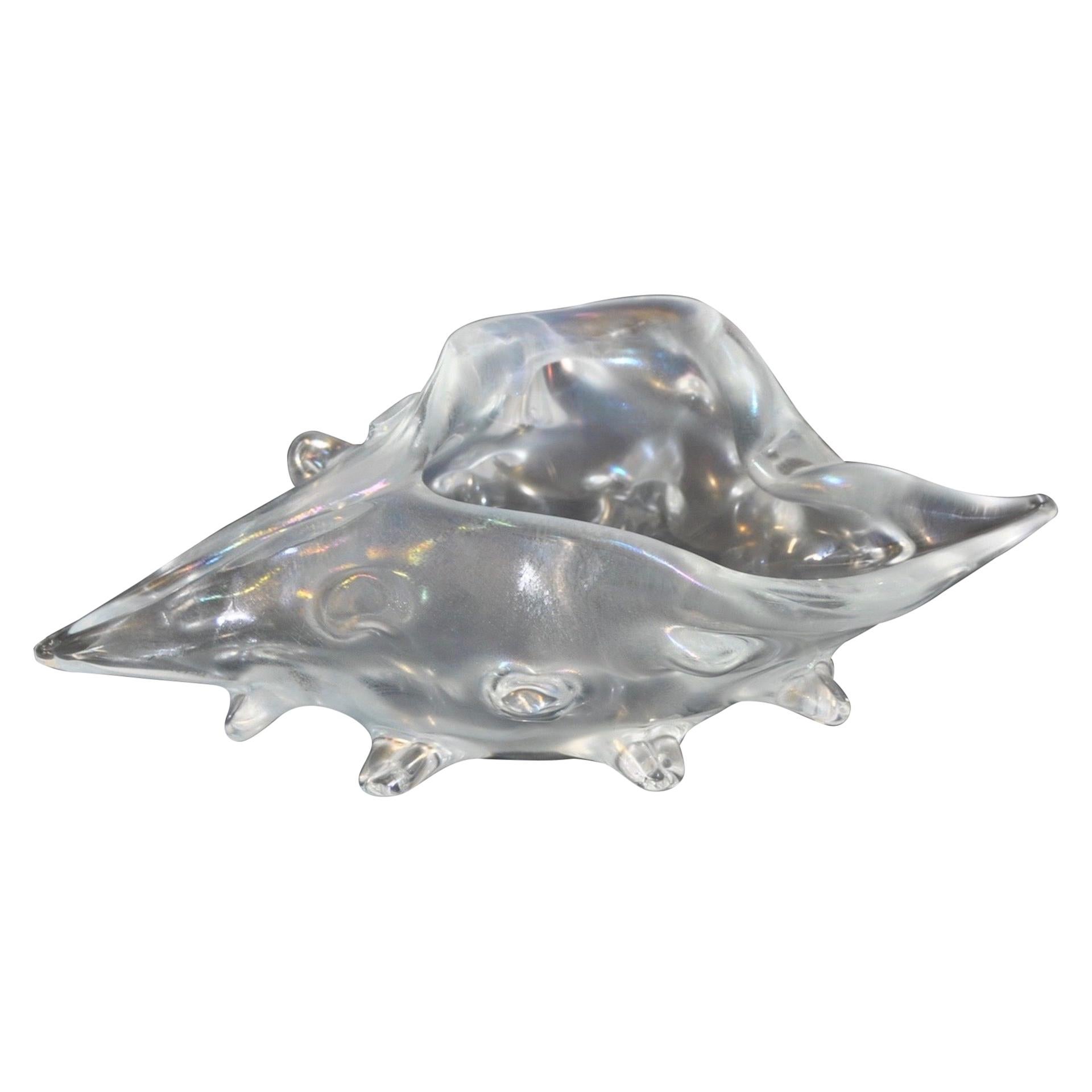 Shell and Silver Plated Swan, circa 1970 at 1stDibs