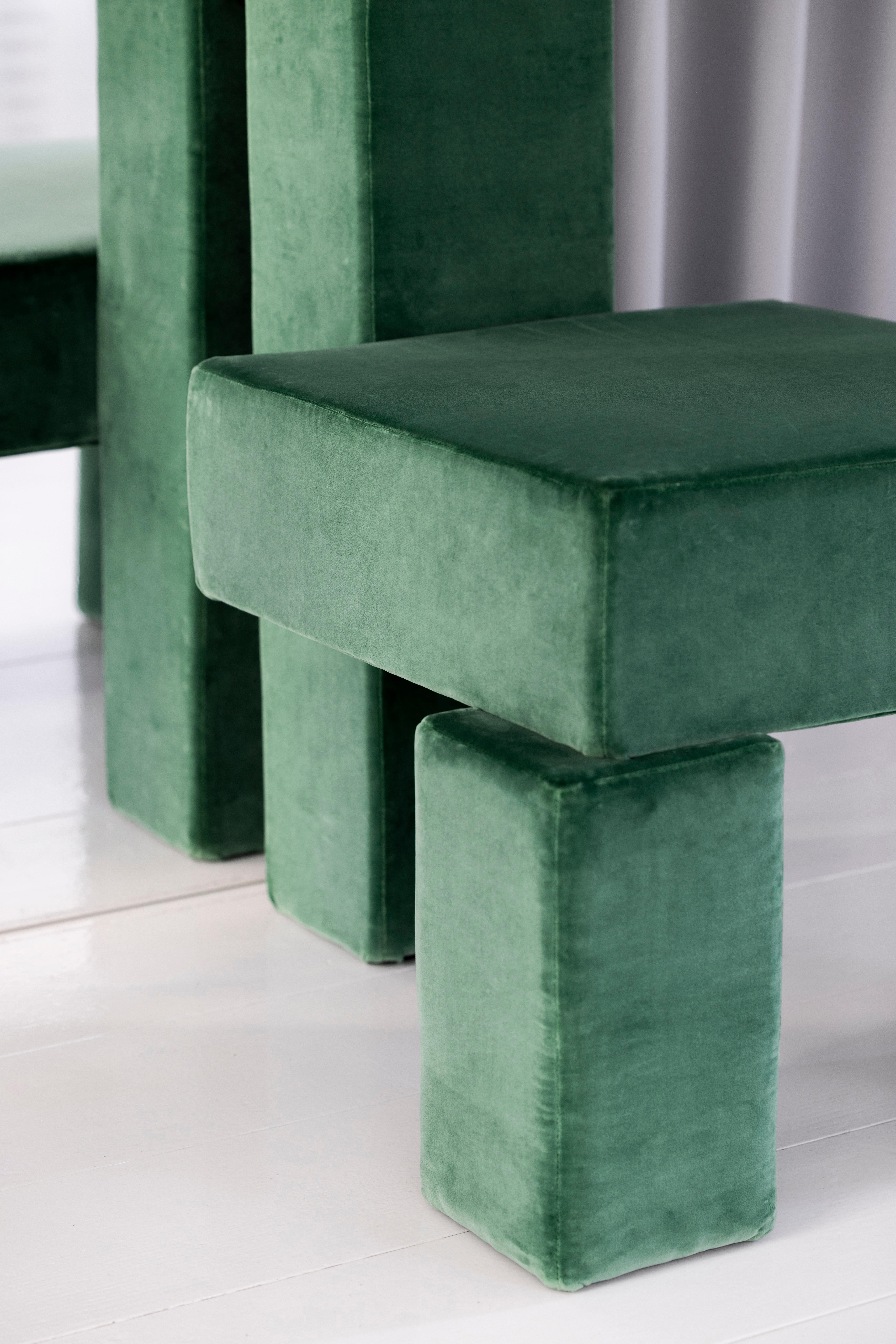 Velvet Licitra Chair by Pietro Franceschini For Sale