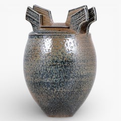 Lid jar in stoneware by Aage Birck