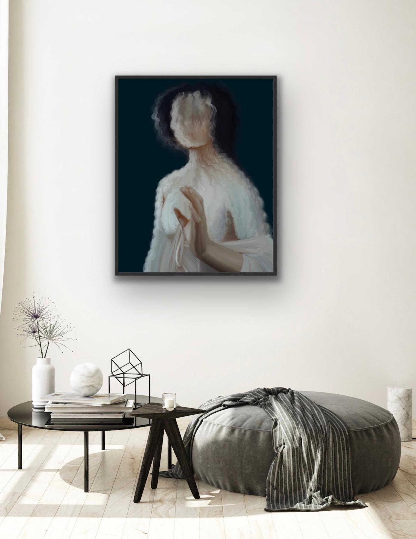 Madonna, 110x88cm - Print by Lida Pshenichka