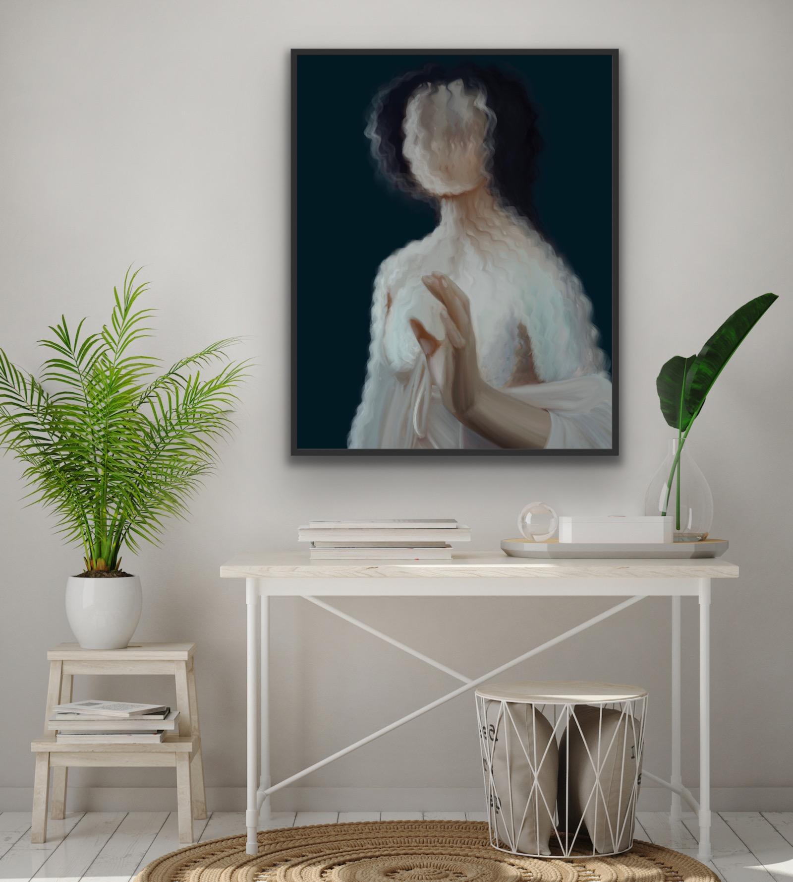 Madonna, 110x88cm - Feminist Print by Lida Pshenichka