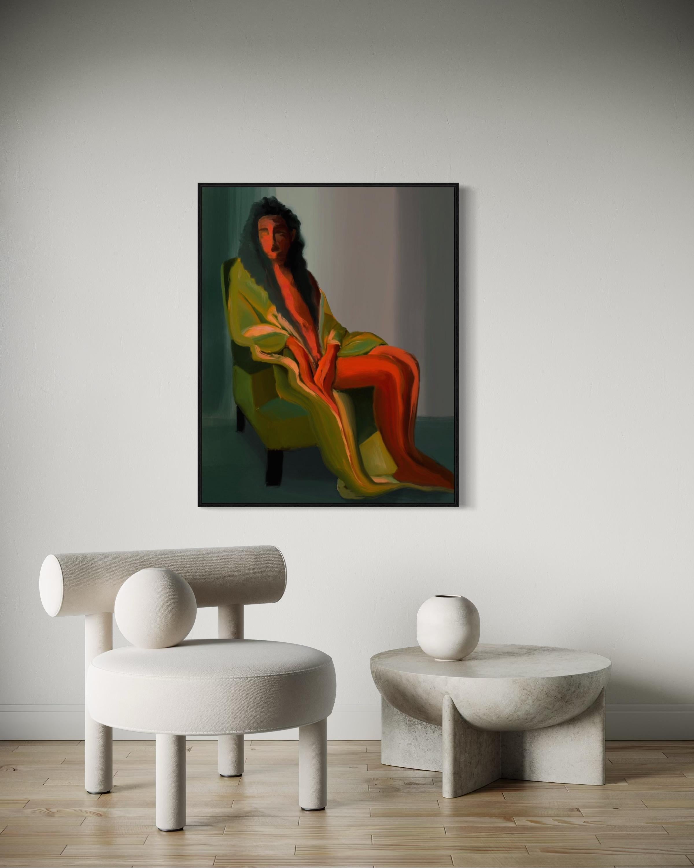 N112, 110x88cm, stampa su tela - Print di Lida Pshenichka