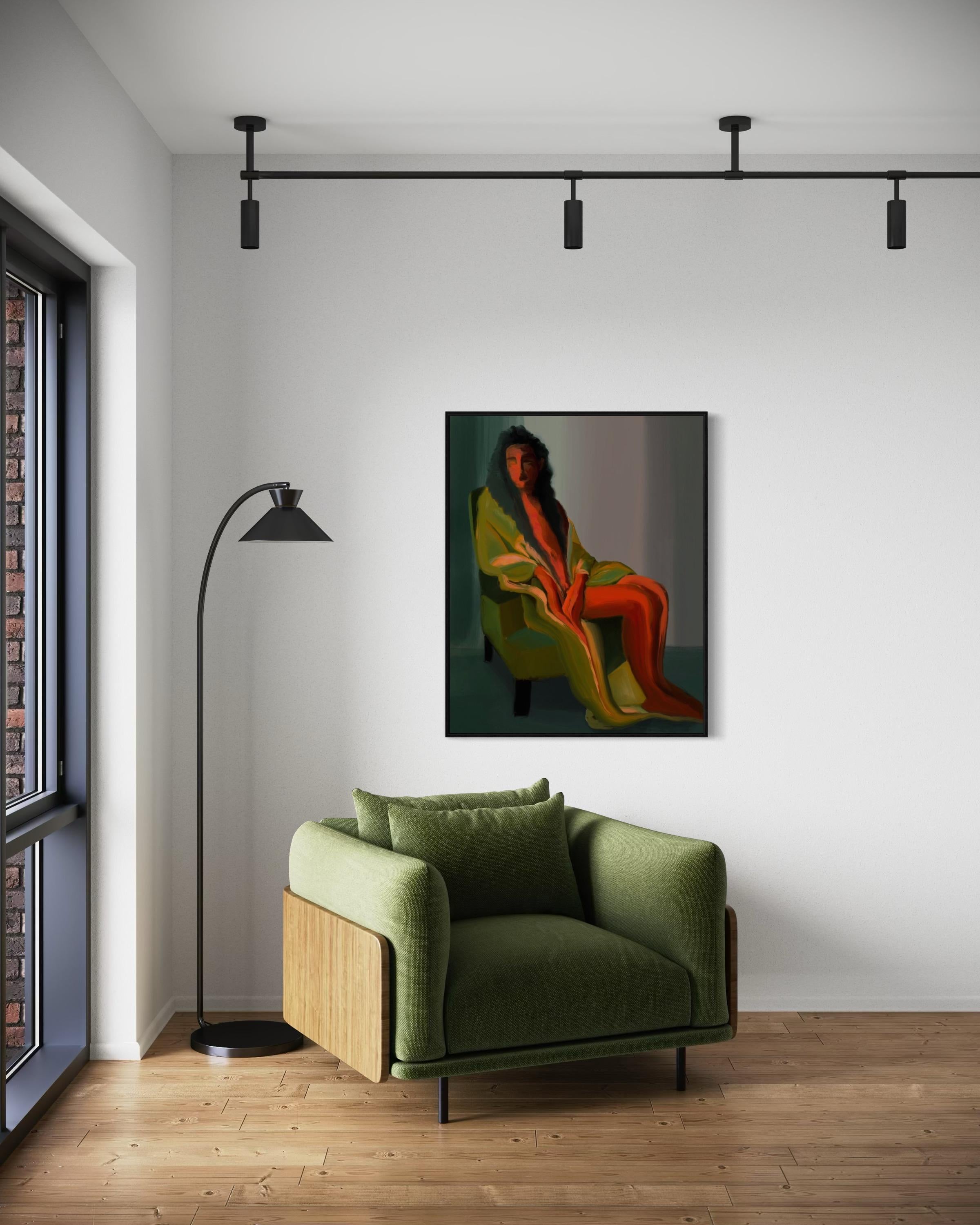 N112, 110x88cm, stampa su tela - Print Femminismo di Lida Pshenichka