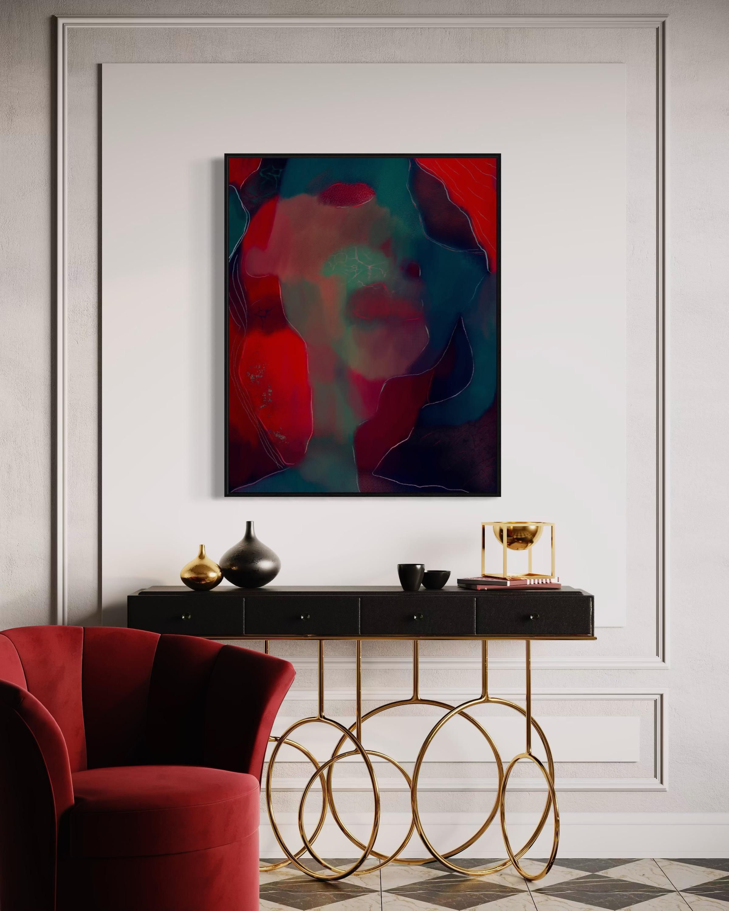 N115, 110x88cm, stampa su tela - Print Femminismo di Lida Pshenichka