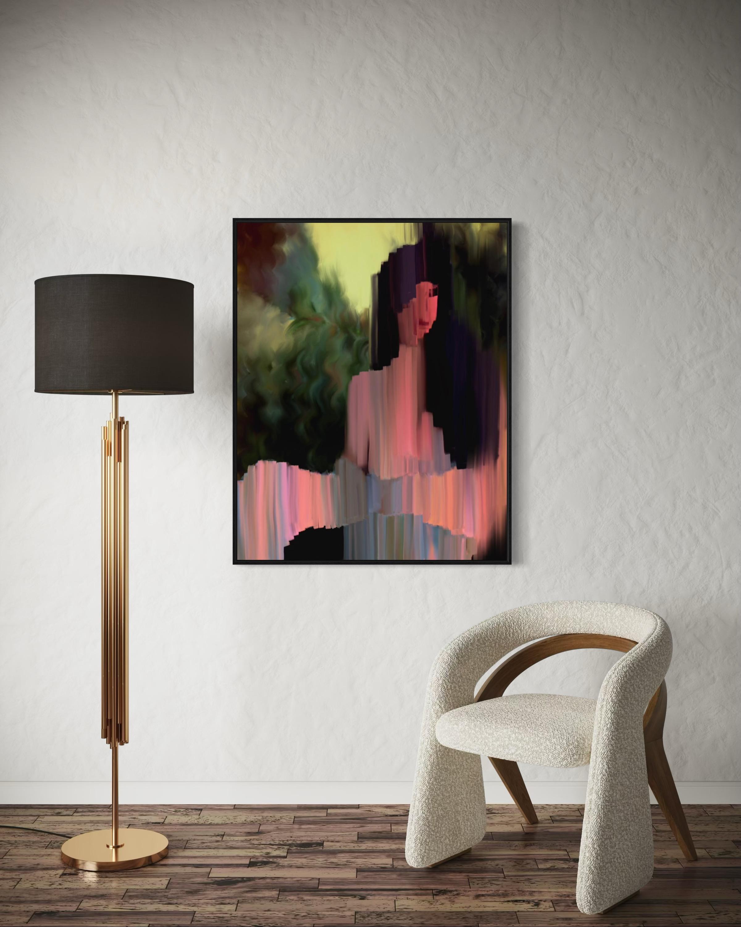 N117, 110x88cm, print on canvas - Feminist Print by Lida Pshenichka