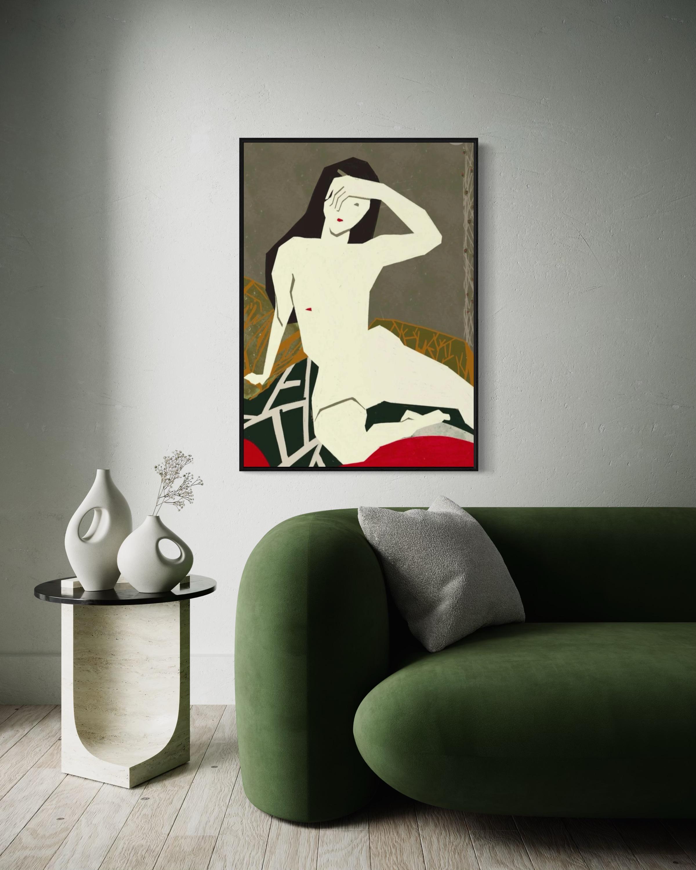 N118, 110x80cm, print on canvas - Print by Lida Pshenichka
