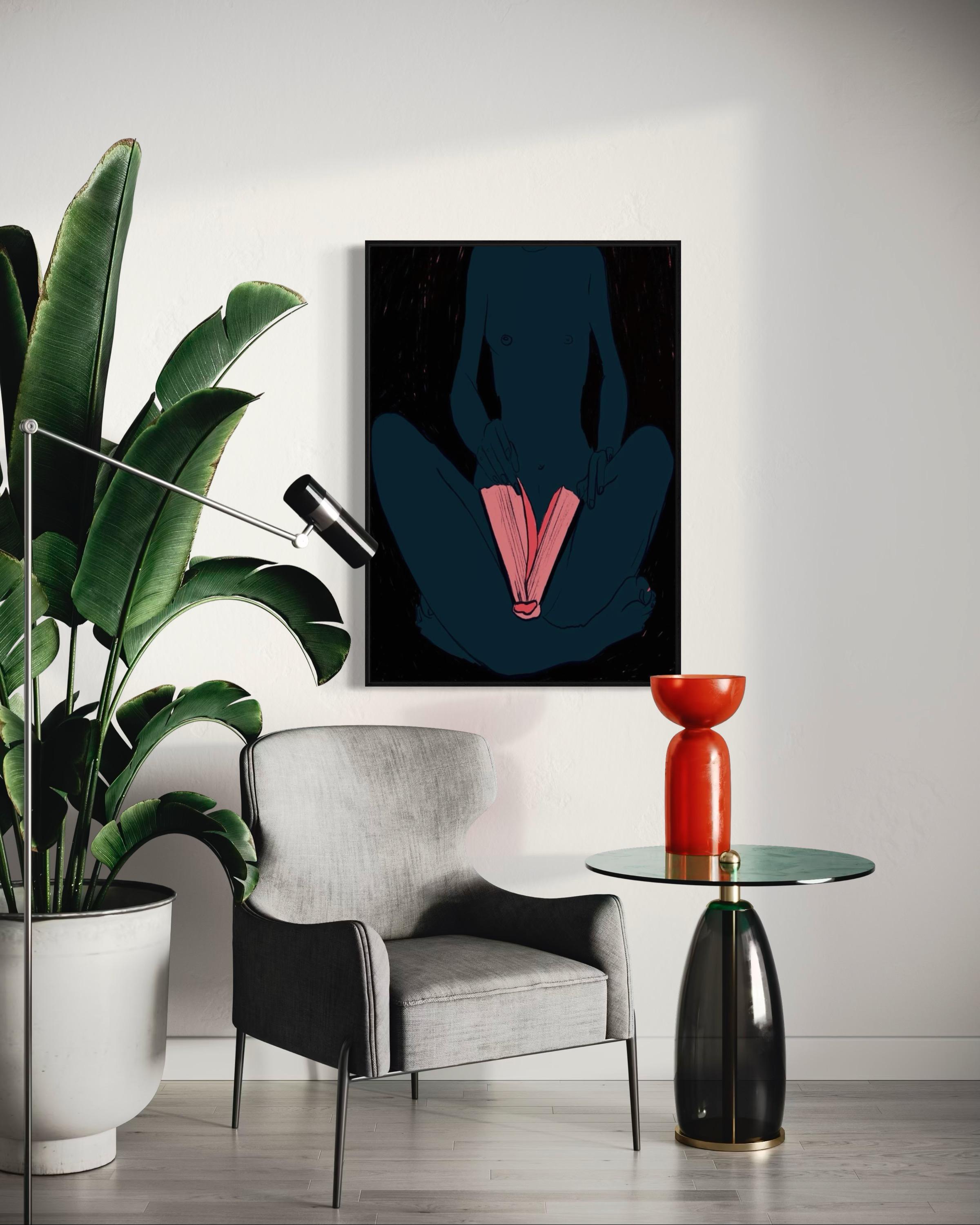 N120, 110x80cm, print on canvas - Feminist Art by Lida Pshenichka