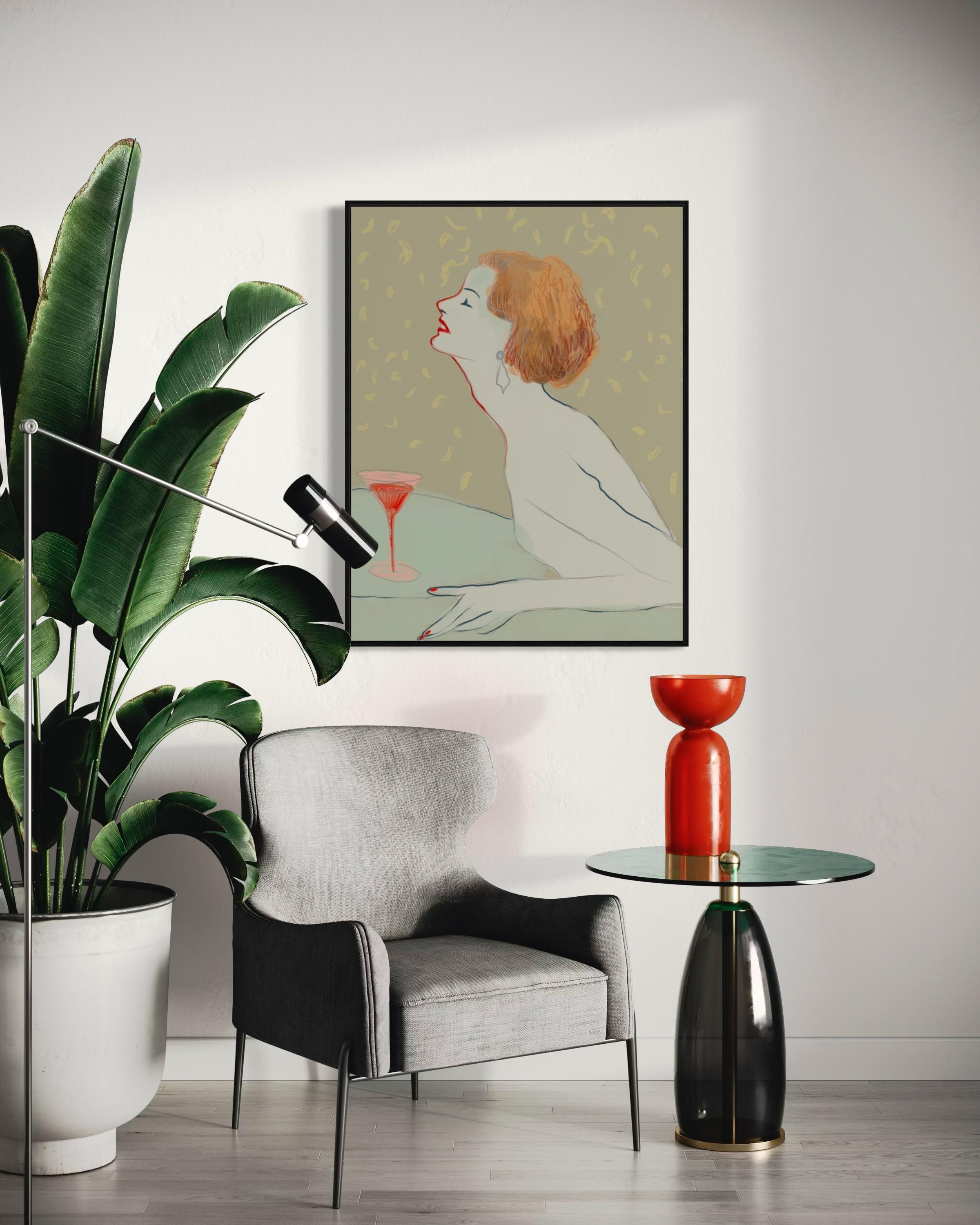 N140, 110x88cm, print on canvas For Sale 1