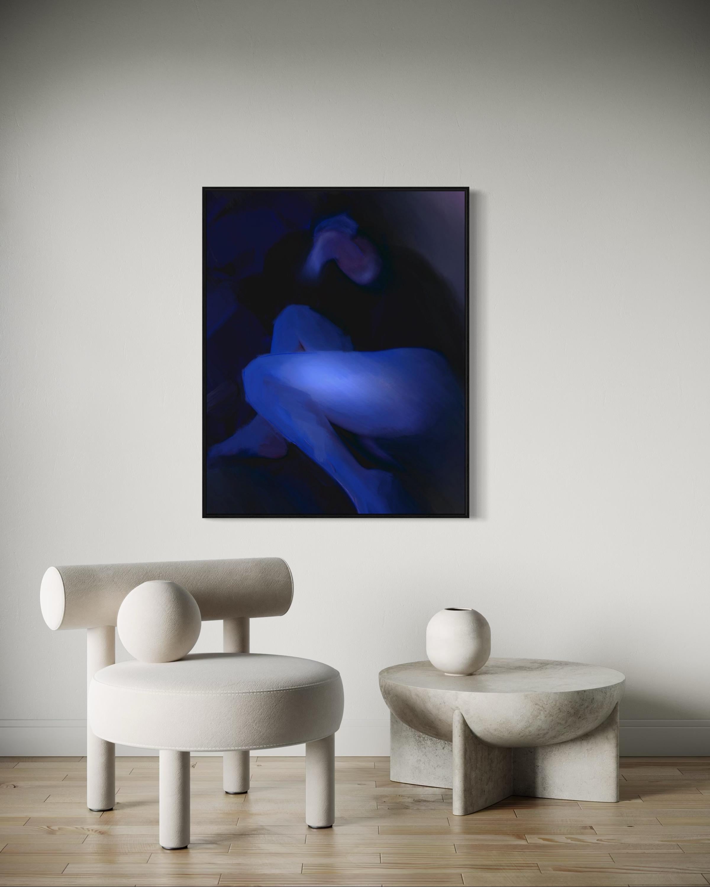 Reflections, 110x88 cm, print on canvas - Feminist Print by Lida Pshenichka