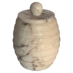 Lidded Alabaster Jar, Italy, Mid Century