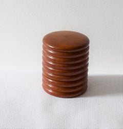 Scatola con coperchio di Josef Hoffmann per Wiener Werkstätte, anni '20