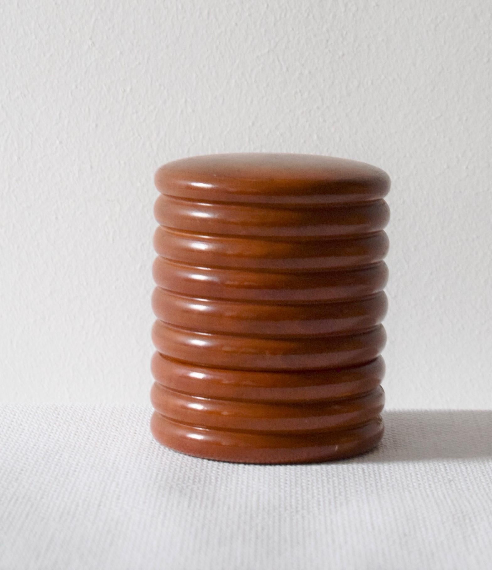 Art Nouveau Lidded Box by Josef Hoffmann for Wiener Werkstätte, 1920s For Sale