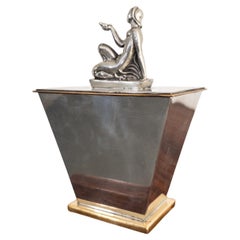 Boîte à couvercle Oscar Antonsson d'Ystad-Metall, années 1930