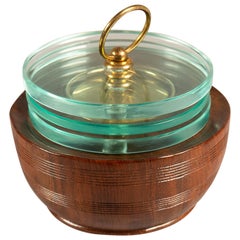 Lidded Box by Pietro Chiesa for Fontana Arte, Italy, circa 1938