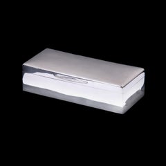 Boîte à couvercle, Londres 1920, argent 925/- sterling