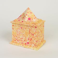 Lidded Canary Porphyry Box