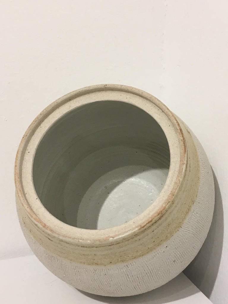 Lidded Ceramic Jar by Barbara Moorefield at 1stDibs