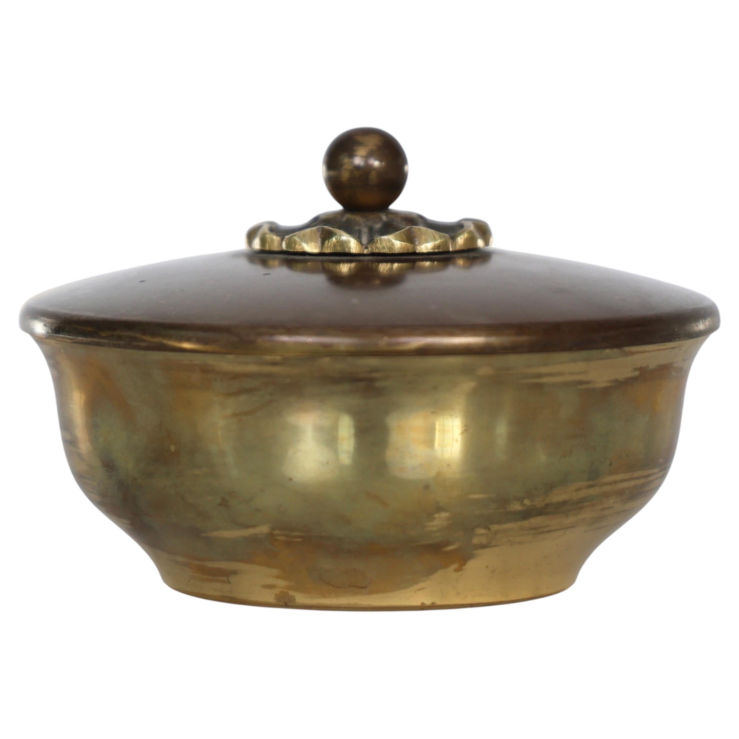 Lidded Jar by Niels Dam Ravn, 1930s, Denmark For Sale