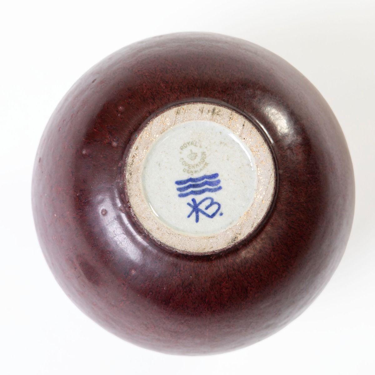 Gefäß mit Deckel und Oxblood-Glasur von Kresten Bloch & Knud Andersen für Royal Cph im Angebot 2