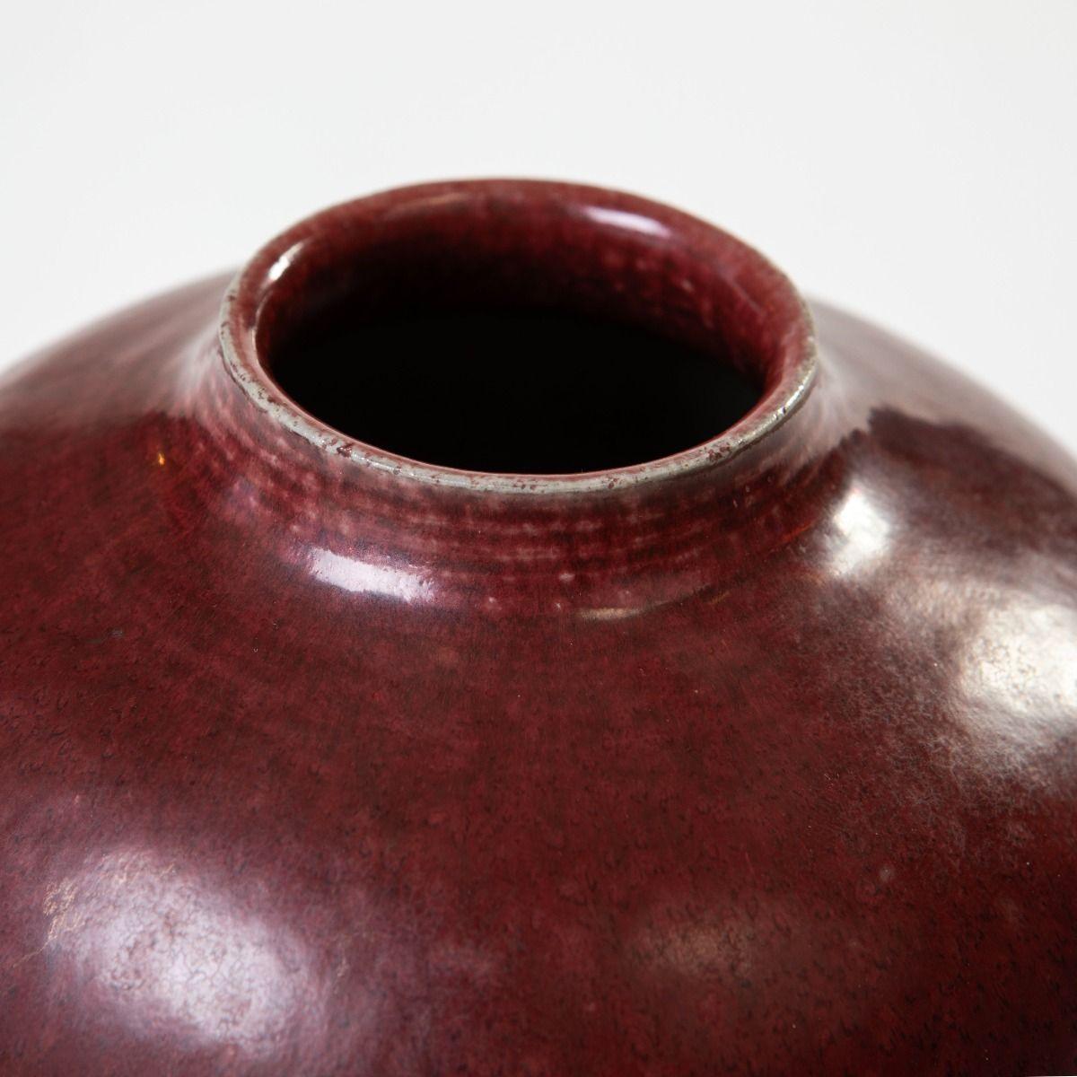 Gefäß mit Deckel und Oxblood-Glasur von Kresten Bloch & Knud Andersen für Royal Cph im Angebot 1