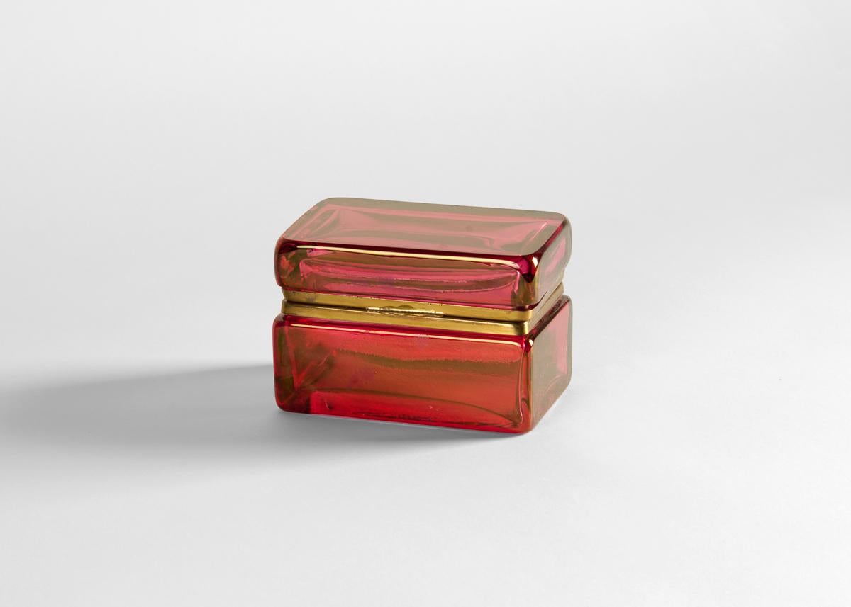 Mid-Century Modern Boîte à couvercle en Murano, Italie, vers 1950 en vente