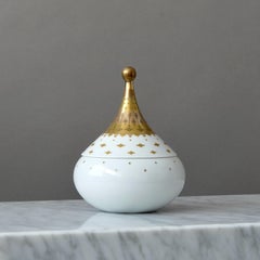 Bol à couvercle Quatre Couleurs de Bjorn Wiinblad. Rosenthal Allemagne 1970