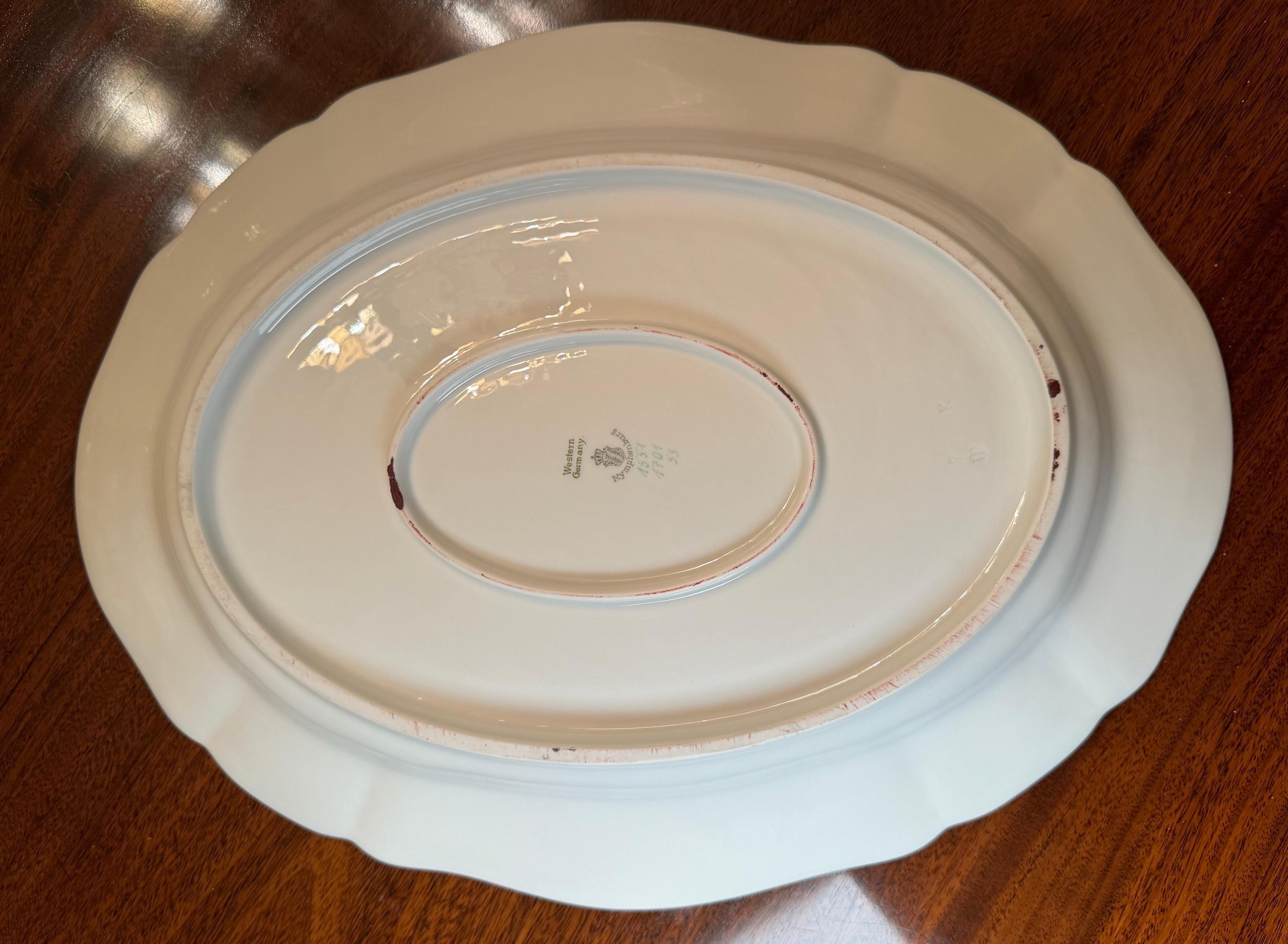 Sopera y fuente con tapa, Nymphenburg, Múnich Alemán en venta 3