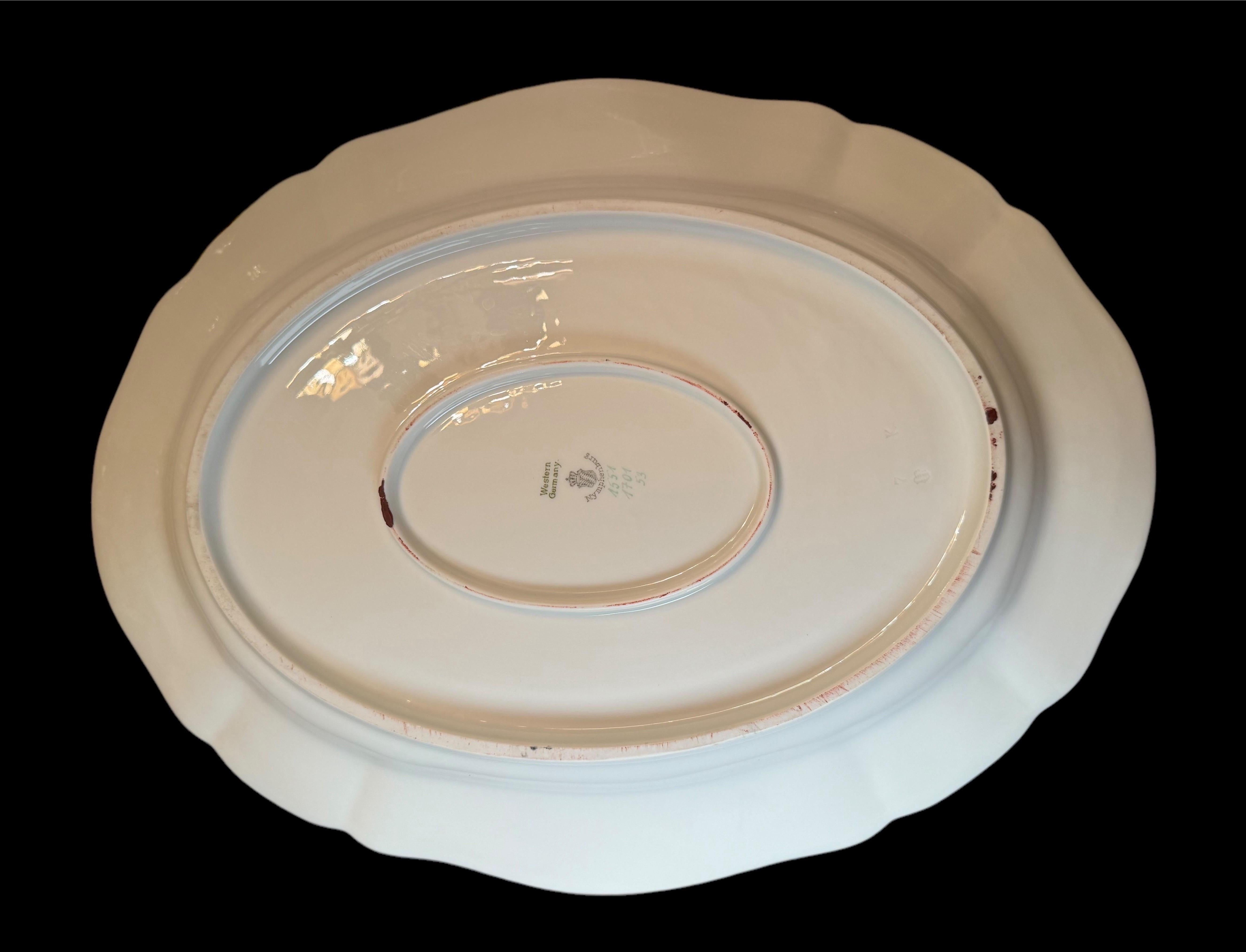 Sopera y fuente con tapa, Nymphenburg, Múnich Alemán siglo XX en venta