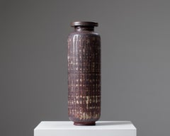 Lidded urn designed by Wilhelm Kåge, Gustavsberg, Farsta, Sweden 1953