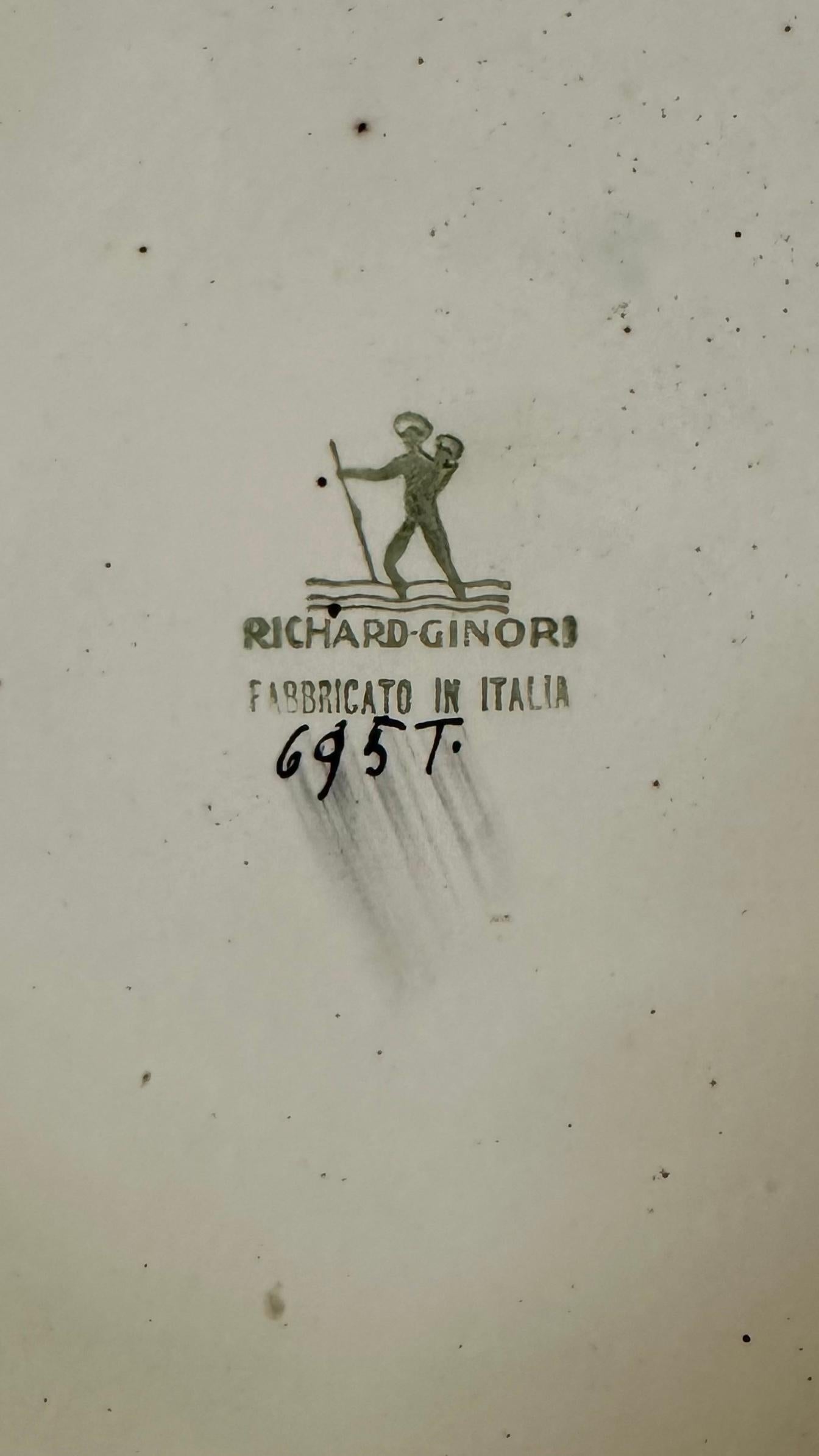 Vernissé Vase à couvercle de Gio Ponti pour Richard Ginori, années 1930 en vente