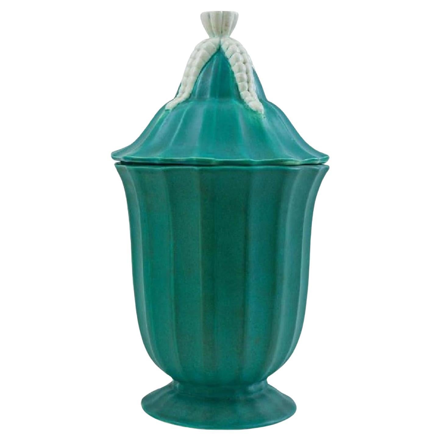 Lidded Vase by Gio Ponti for Richard Ginori, 1930s For Sale
