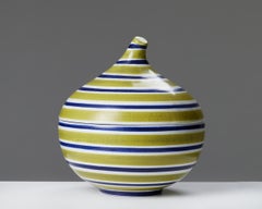 Lidded vessel designed by Stig Lindberg for Gustavsberg, Sweden, 1950s