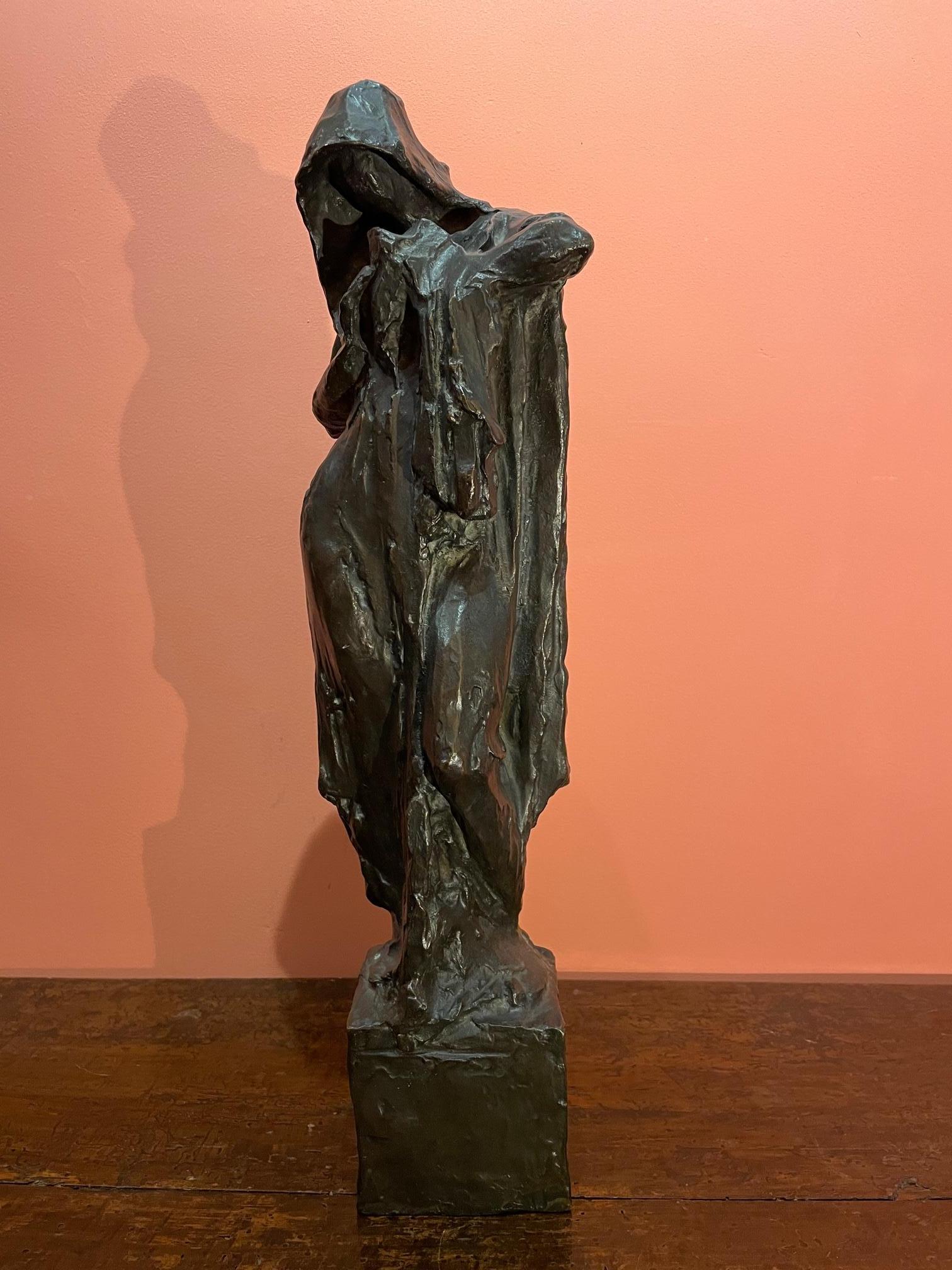 LIDICKY KAREL 1900 - 1976
Dolore

Prova di bronzo con patina marrone
Firmato sulla terrazza

Misure: Altezza: 48,5 cm

Provenienza: S. MEHRINGER, Monaco.